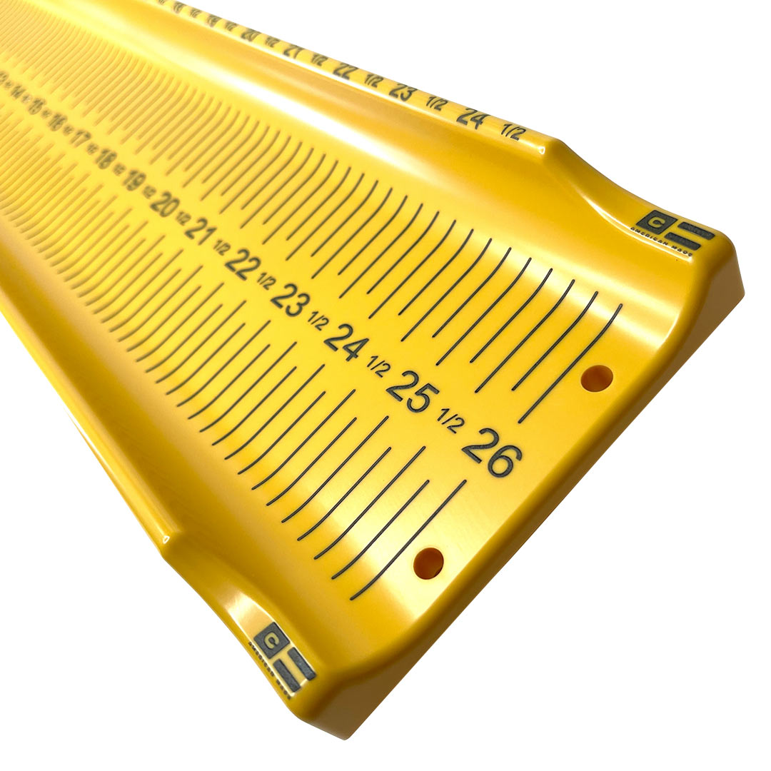Crescent Kayaks, ketch board, fish measuring board.