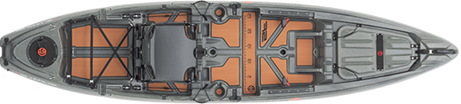 Crescent Kayaks Shoalie 12 foot fishing kayak, pop up mobile 1.